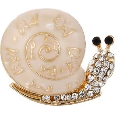 Gaira brož Šnek 340033 bílá