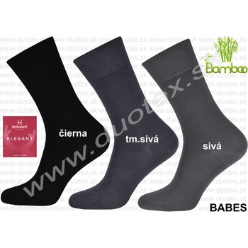 Tatrasvit Bambusové ponožky Babes 808-sivá