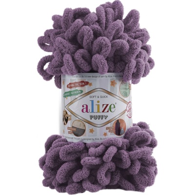 Alize Příze Puffy 437 levandulová