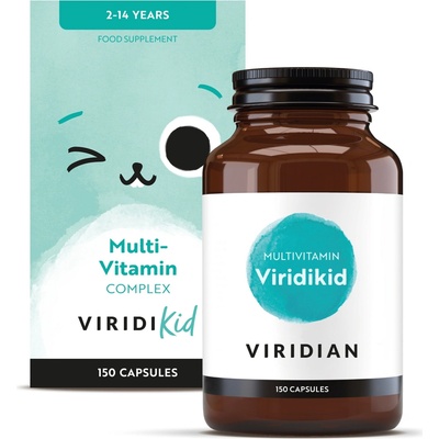 Viridian Nutrition Viridikid Multivitamin 150 kapslí