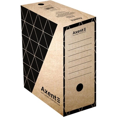 AXENT Архивна кутия картон Axent 350x255x150 mm Кафяв (1304064-11-1733-00-A)