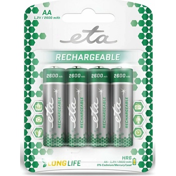 ETA AA 2600mAh 4ks R06CHARGE26004