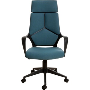 Force Директорски стол Force Black, текстил, Tilt механизъм, до 120 kg, тъмна мента (4010140255)