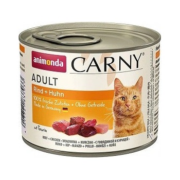 Animonda Cat Carny Adult вкус: говеждо и пилешко 200 г
