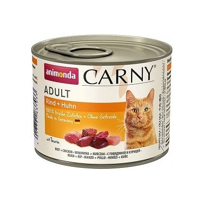 Animonda Cat Carny Adult вкус: говеждо и пилешко 200 г