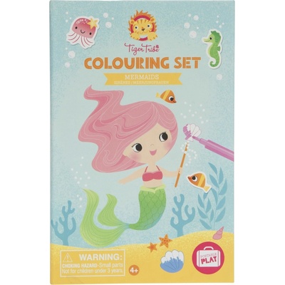 Tiger Tribe Omalovánky Colouring Set Mermaids
