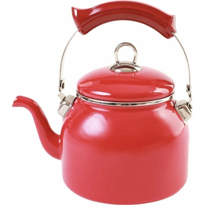 Olymp Čajník s poklicí červený 2,5 l