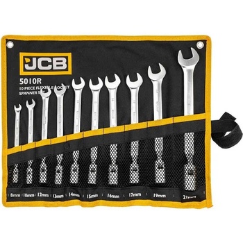 JCB Ключове звездогаечни глухи 8-21 мм, jcb 5010r, чупещо рамо, 10 бр (5010r)
