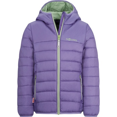 TROLLKIDS Детско синтетично яке Trollkids Girl's Eikefjord Jacket Synthetic jacket - Lilac / Pistachio Green - размер 122 (EU) (703-3288-0821)