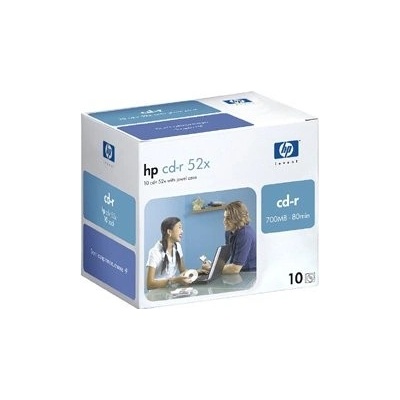 HP CD-R 700MB 52x, jewel, 10ks (13M672)