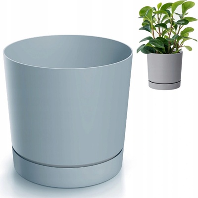 Prosperplast Kvetináč TUBO P DPOP150 14,8cm svetlo sivý
