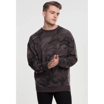 Urban Classics Мъжка блуза в тъмен камуфлаж Urban Classics Camo Crewneck UB-TB1782-00784 - Камуфлаж, размер S