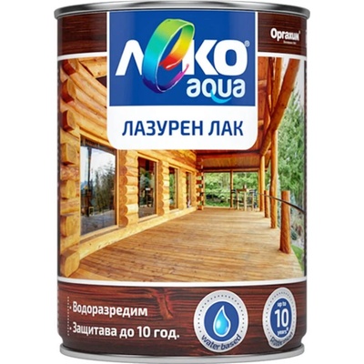 Оргахим Леко Aqua водоразредим лазурен лак (21203)