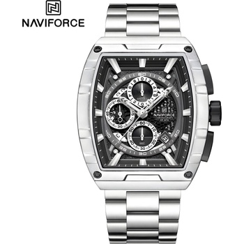 Naviforce Часовници naviforce tn-38585 - Сребристо / Черно kp38585 (tn-38585)