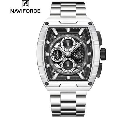Naviforce Часовници naviforce tn-38585 - Сребристо / Черно kp38585 (tn-38585)