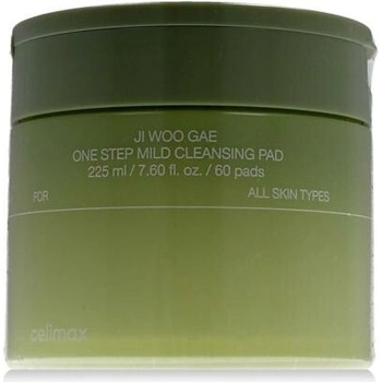 Celimax Ji Woo Gae One Step Mild Cleansing Pad jemné čistiace vankúšiky na exfoliáciu a osvieženie pokožky 60 ks