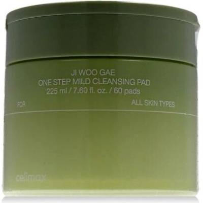 Celimax Ji Woo Gae One Step Mild Cleansing Pad jemné čistiace vankúšiky na exfoliáciu a osvieženie pokožky 60 ks