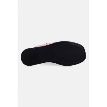 Tommy Hilfiger джапанки дамски кожени ELEVATED TOE POST LTH SANDAL (FW0FW09216)