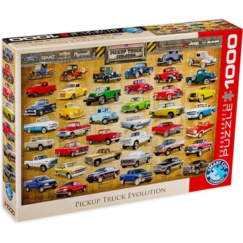 EUROGRAPHICS Пъзел Eurographics от 1000 части - Развитието на пикапите (EG60000681)