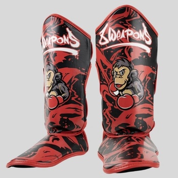 8Weapons Детски Протектори за Крака 8 Weapons Joe Black/Red - L/XL