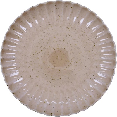 House Doctor Obedový tanier Scallop Rose 26 cm