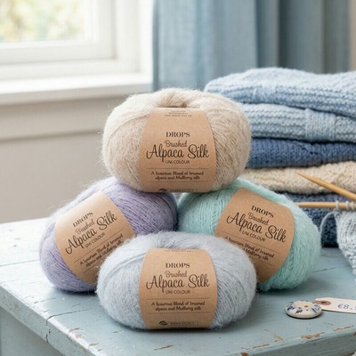 Drops Brushed Alpaca Silk 25g 140m
