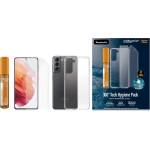 Panzer Защитно фолио PanzerGlass за Samsung Galaxy S21 Hygiene Pack (TPU, ClearCase, 30 мл Spray)