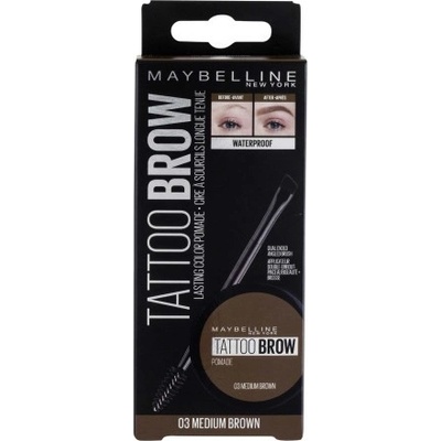 Maybelline Brow Pomade Pot pomáda na obočí 04 Ash Brown 3,5 ml