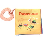 KikkaBoo Образователна текстилна книжка с чесалка Transportation (31201010273)