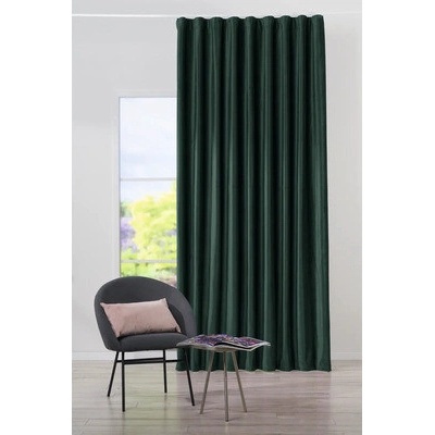 Záves Velvet Castellano uni smaragdový 400x260 cm