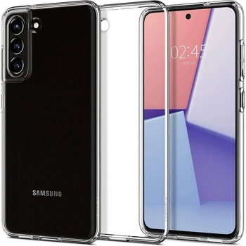 Spigen Liquid Crystal Case - тънък силиконов (TPU) калъф за Samsung Galaxy S21 FE (прозрачен)