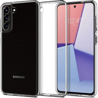 Spigen Liquid Crystal Case - тънък силиконов (TPU) калъф за Samsung Galaxy S21 FE (прозрачен)