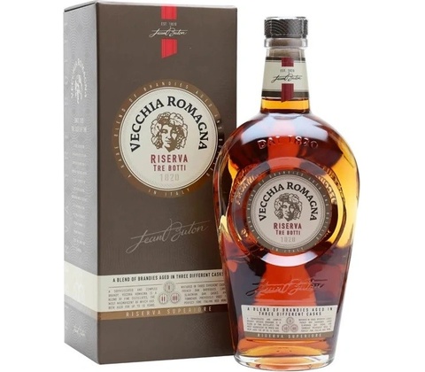 Vecchia Romagna Riserva Tre Botti 40% 0,7 l (karton)