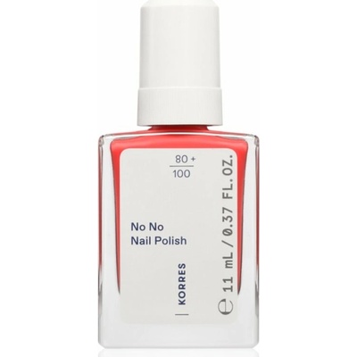 Korres No No Nail Polish ošetrujúci lak na nechty odtieň 45 True Coral 11 ml