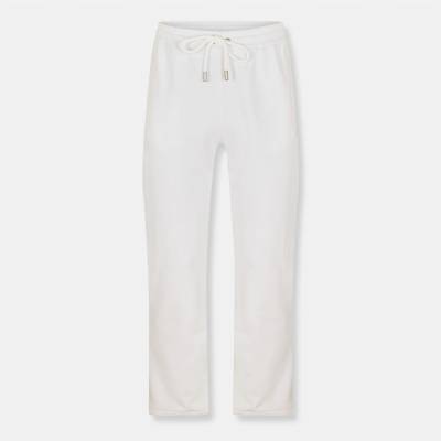OFF WHITE Анцуг OFF WHITE Men's Closed Cuff Fleece Tapered Joggers - White
