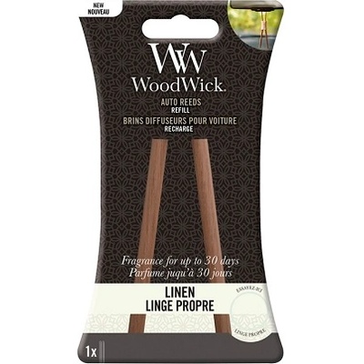 WoodWick Linen резервни пръчки за ароматни дифузери 10 гр