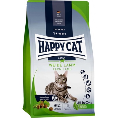 Happy Cat Culinary Adult jehněčí z pastvin 10 kg