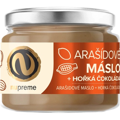 Nupreme Arašidové máslo s horkou čokoládou 220 g