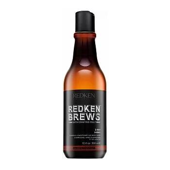 Redken Brews 3-in1 Shampoo шампоан, балсам и душ гел За всякакъв тип коса 300 ml