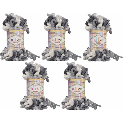 Alize Puffy Color SET 5925 Pletací příze