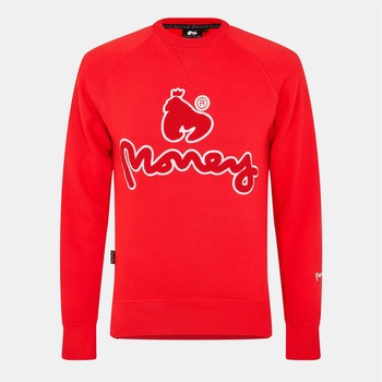 Money Chenille Crew - Poppy Red