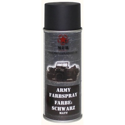 Farba vojenská v spreji ARMY MFH 27375A - čierna