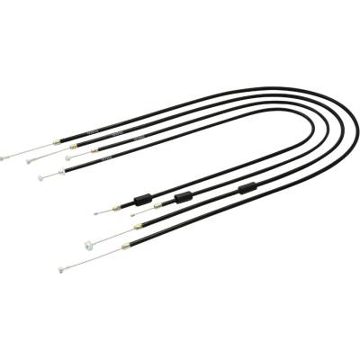 Sada bowdenov, ČIERNA (4 ks) pre BVF (MZA) - Simson S51, S53, S70, S83 Elektronik