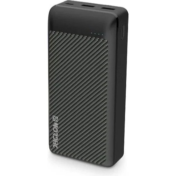 Външна батерия NORDIC 20000 mAh, 18W, PD3, 2xQC3, Carbon Slim (TM388)