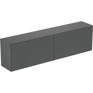 Ideal Standard Atelier Conca стенен шкаф с 2 чекмеджета и плот 200 см мат антрацит (T4332Y2)