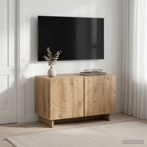 vidaXL ТВ стойка 60 x 34.5 x 40 cm Дъб артизан Инженерна дървесина (8011566)