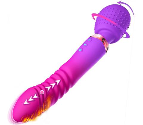 SuperLove Ultimate Heating & Thrusting Multifunction Massage Wand