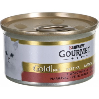 Gourmet Gold Cat jemná hovězí 85 g