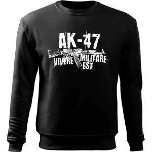 DRAGOWA мъжки суитшърт Seneca AK-47, черен 300г/м2 (11629)