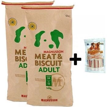 Magnusson Meat & Biscuit Adult 2 x 14 kg